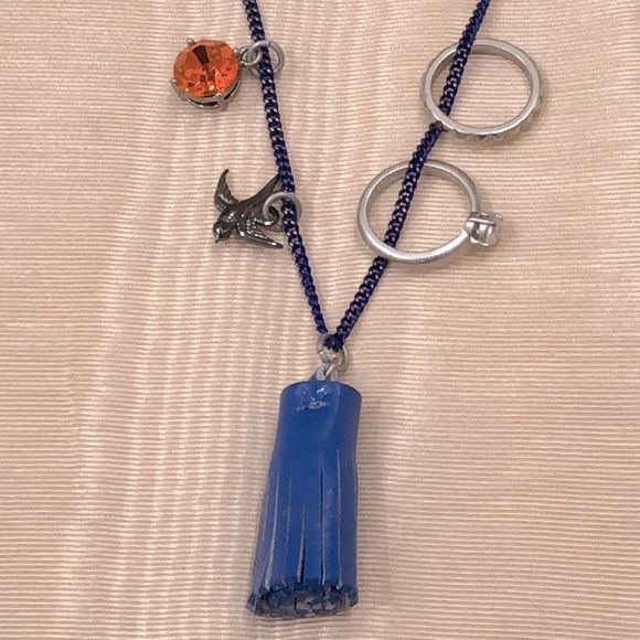 NWT Juicy Couture Tassel Charm Necklace - Picture 3 of 13
